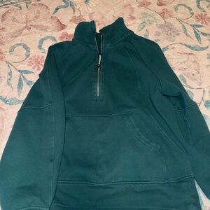 lululemon athletica Teal Half-Zip Sweater